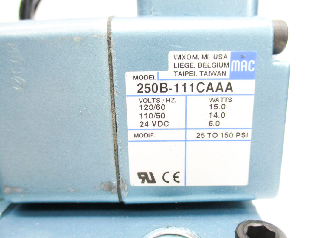 MAC 57D-33-111CA 150PSI 120/60 110/50 UNMP