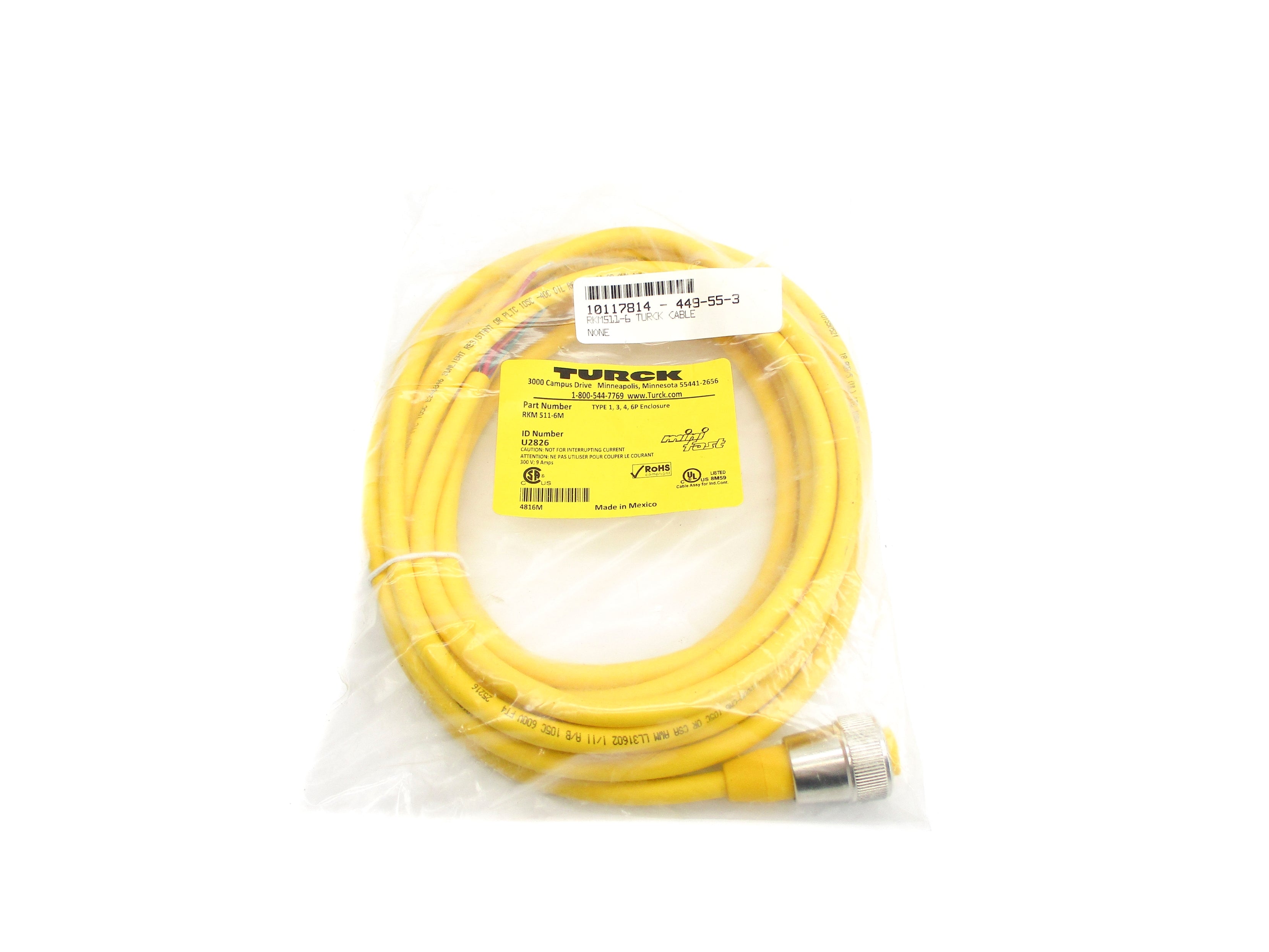 TURCK RKM511-6M NSMP