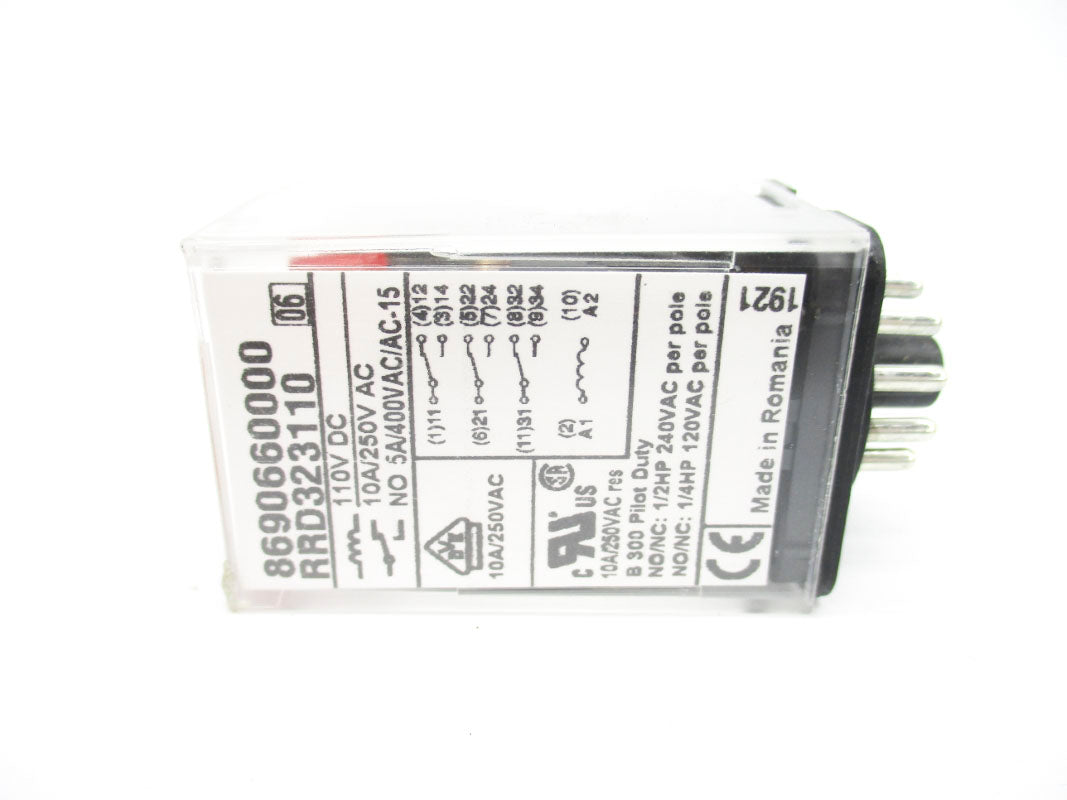 WEIDMULLER 8690660000RRD323110 110VDC 10A NSNP