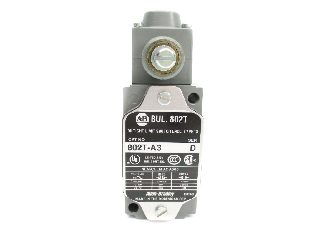 ALLEN BRADLEY 802T-A3 SER. D NSNP