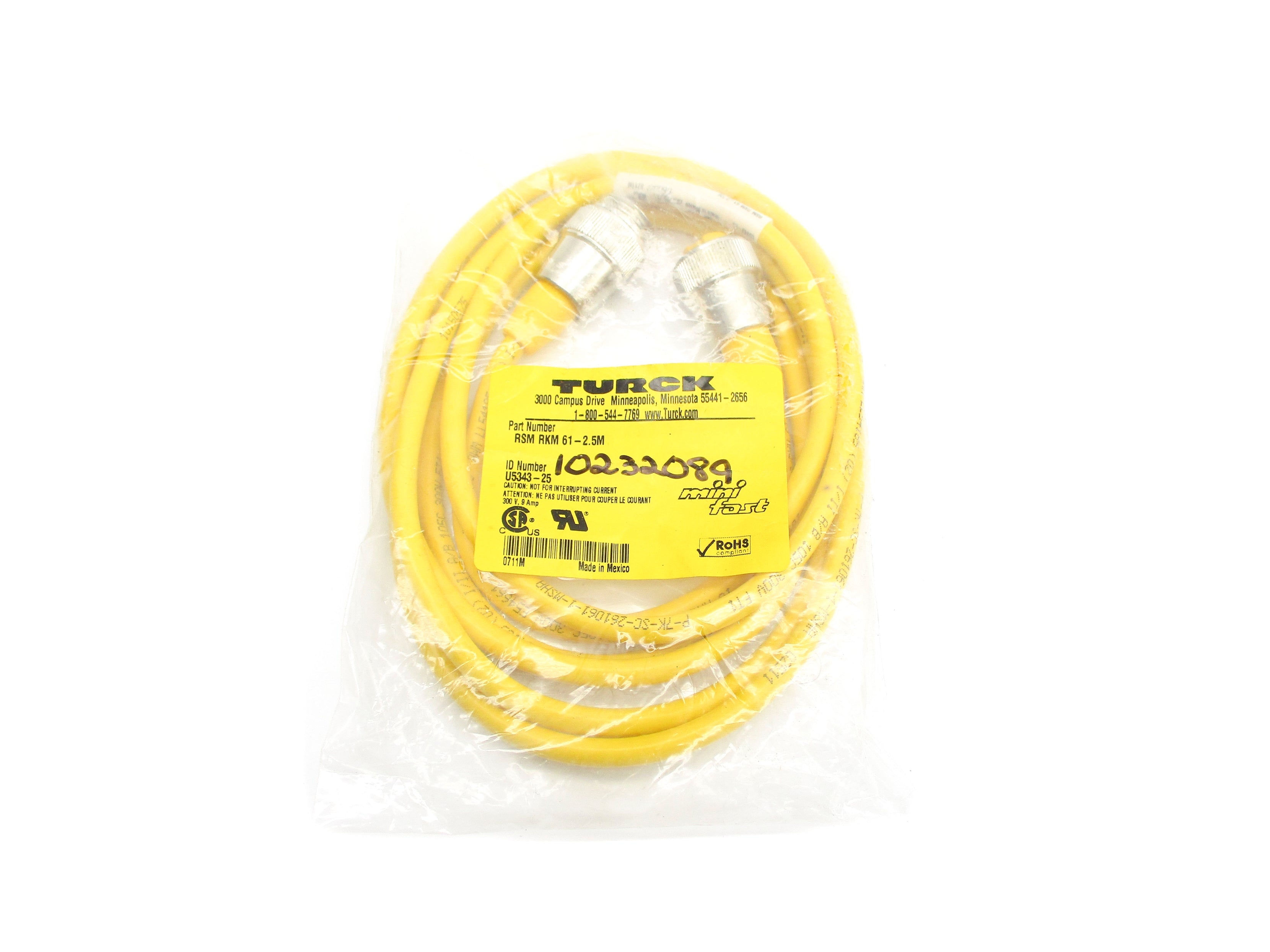 TURCK RSMRKM61-2.5M NSMP