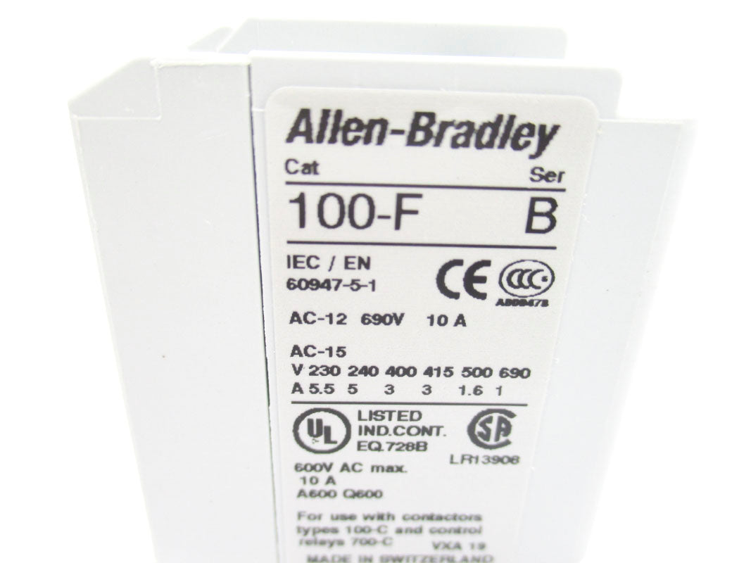 ALLEN BRADLEY 100-FA02 SER. B NSNP