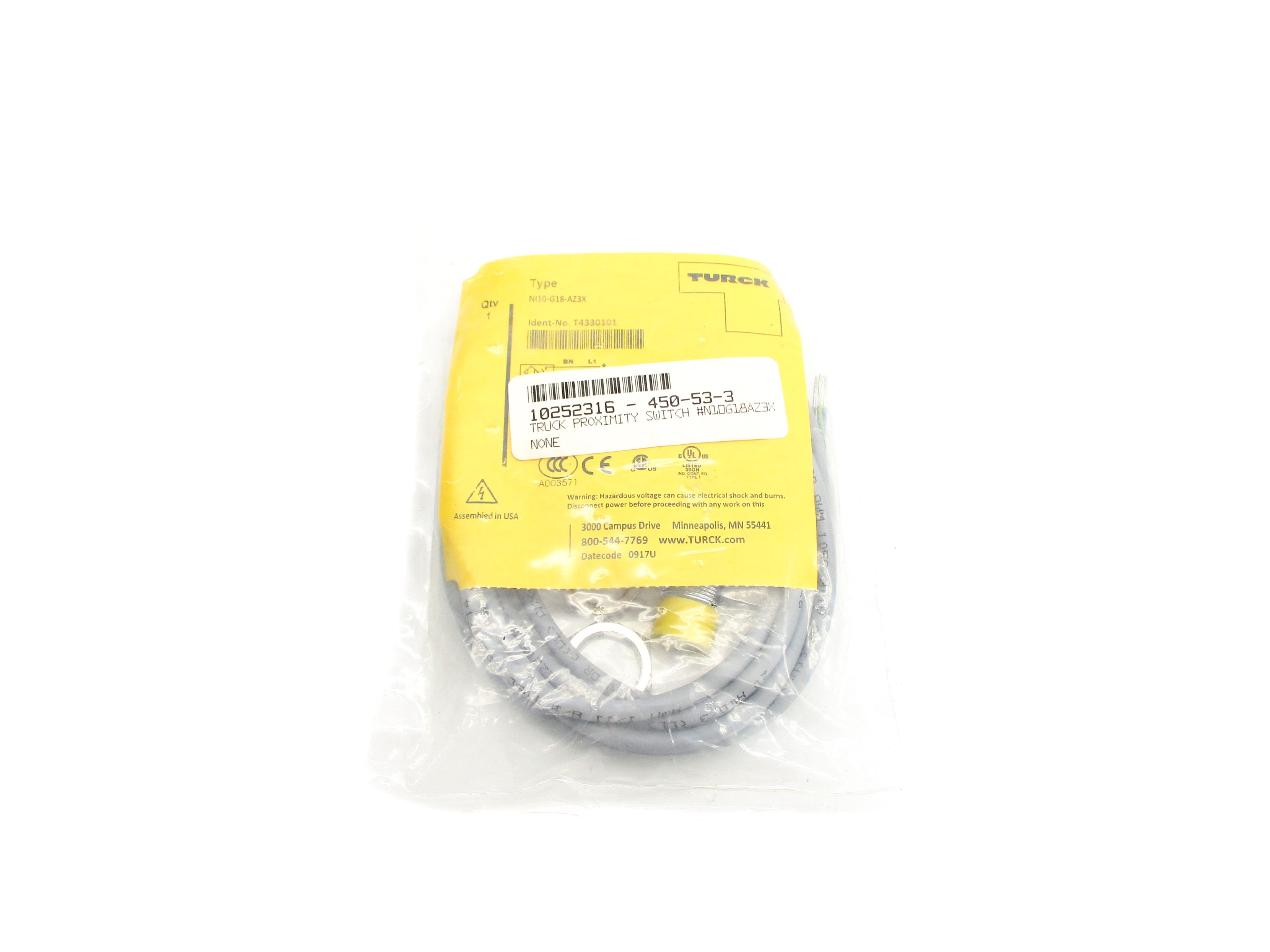TURCK NI10-G18-AZ3X T4330101 NSMP