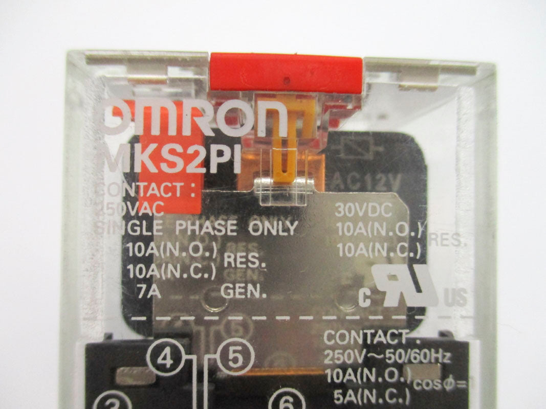 OMRON MKS2PI 12VAC 10A UNMP