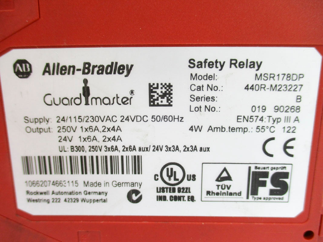 ALLEN BRADLEY 440R-M23227 SER. B 24VDC NSNP