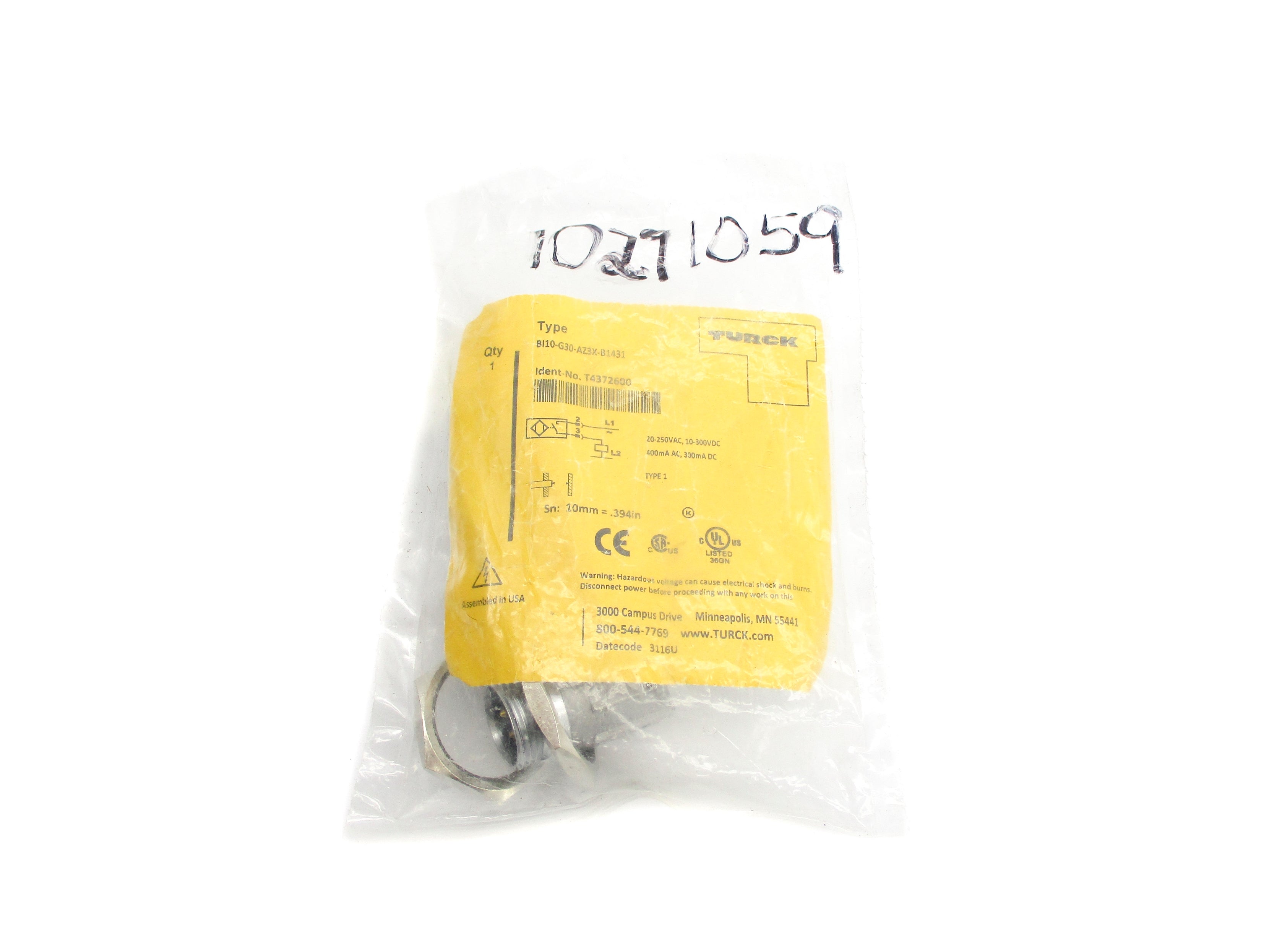 TURCK BI10-G30-AZ3X-B1431 NSMP