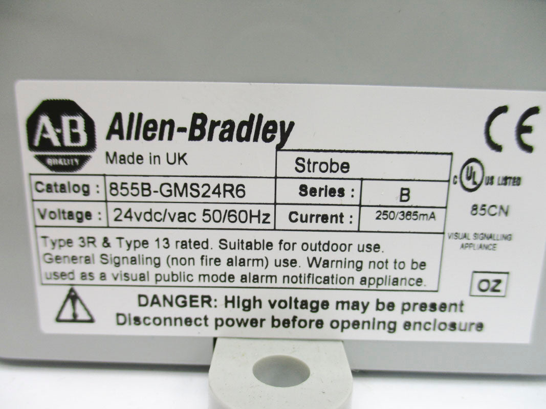 ALLEN BRADLEY 855B-GMS24R6 SER. B 24VDC/AC NSNP