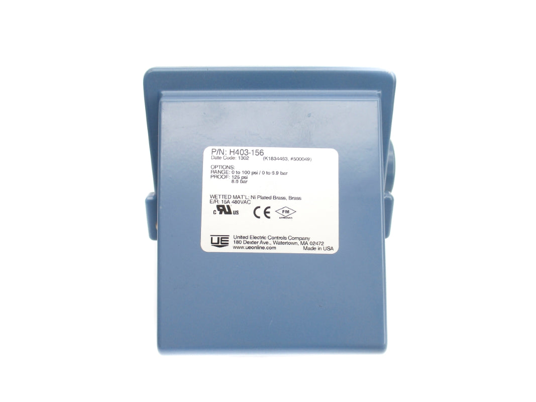 UNITED ELECTRIC CONTROLS H403-156 0-100PSI 15A 480VAC NSNP