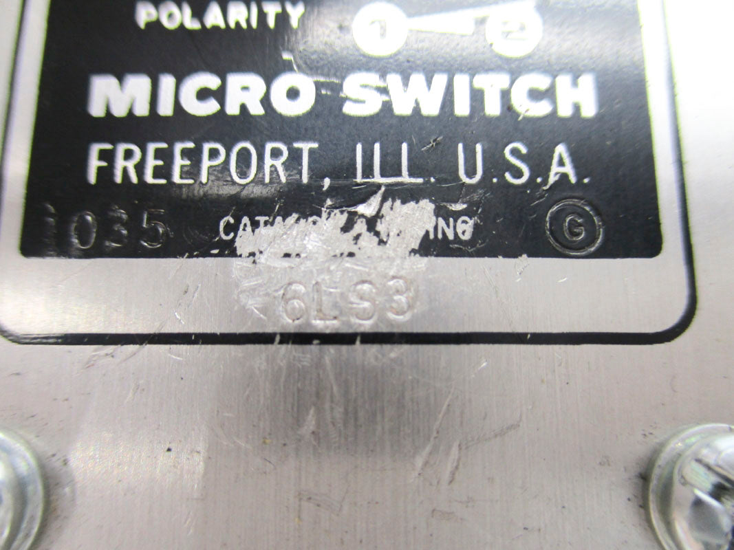 MICRO SWITCH 6LS3 600VAC 10A UNMP
