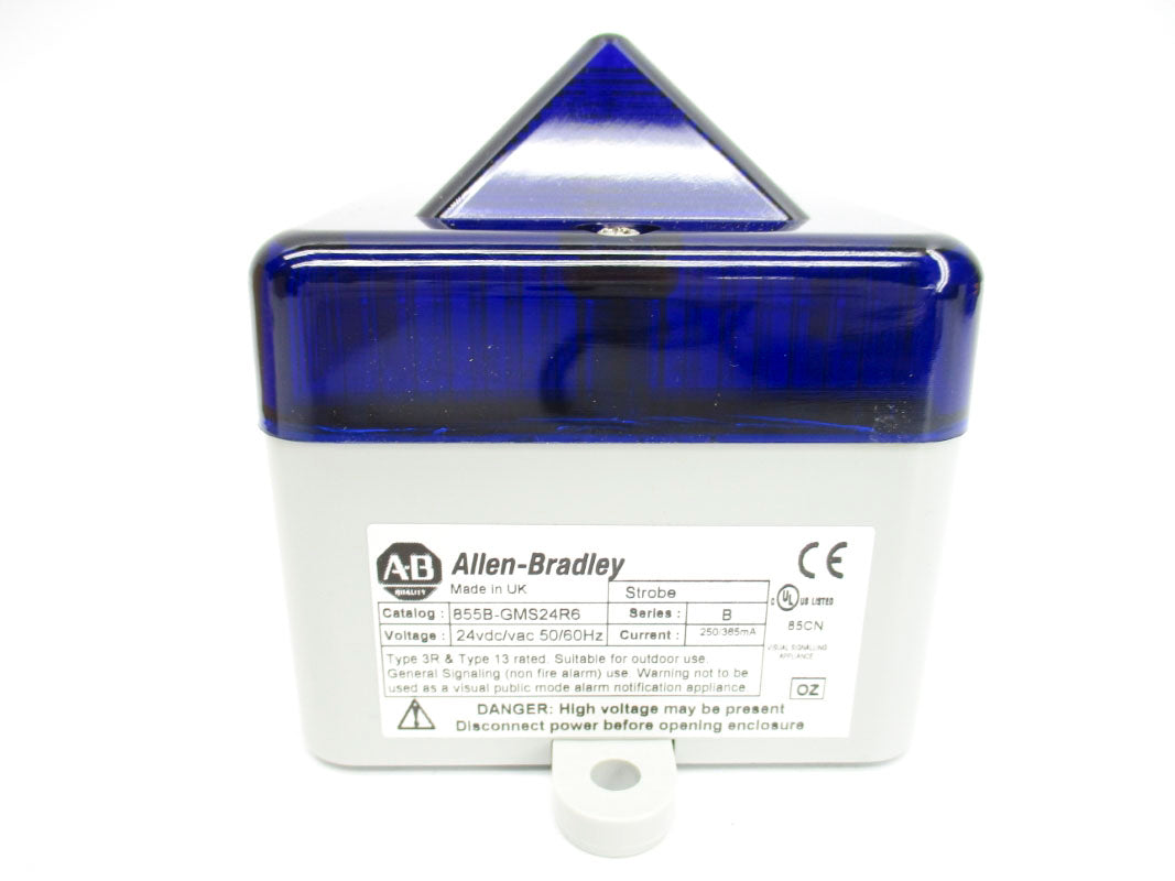 ALLEN BRADLEY 855B-GMS24R6 SER. B 24VDC/AC (BR/WH) NSMP