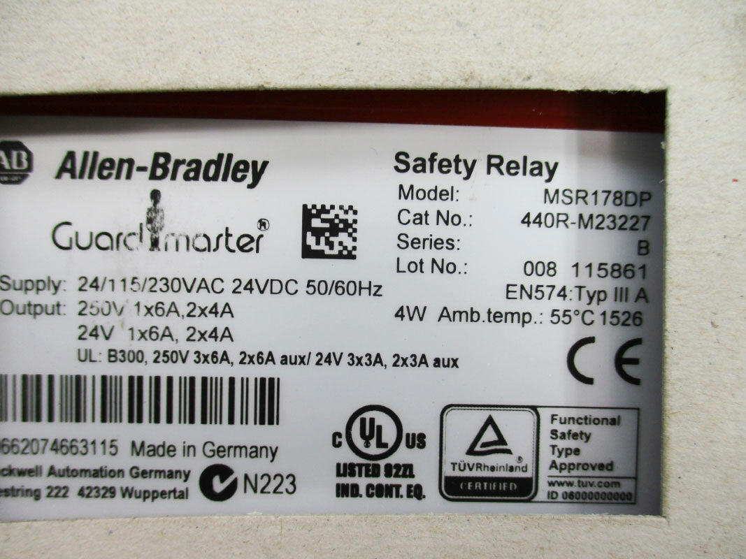ALLEN BRADLEY 440R-M23227 SER. B 24VDC (BR) NSMP