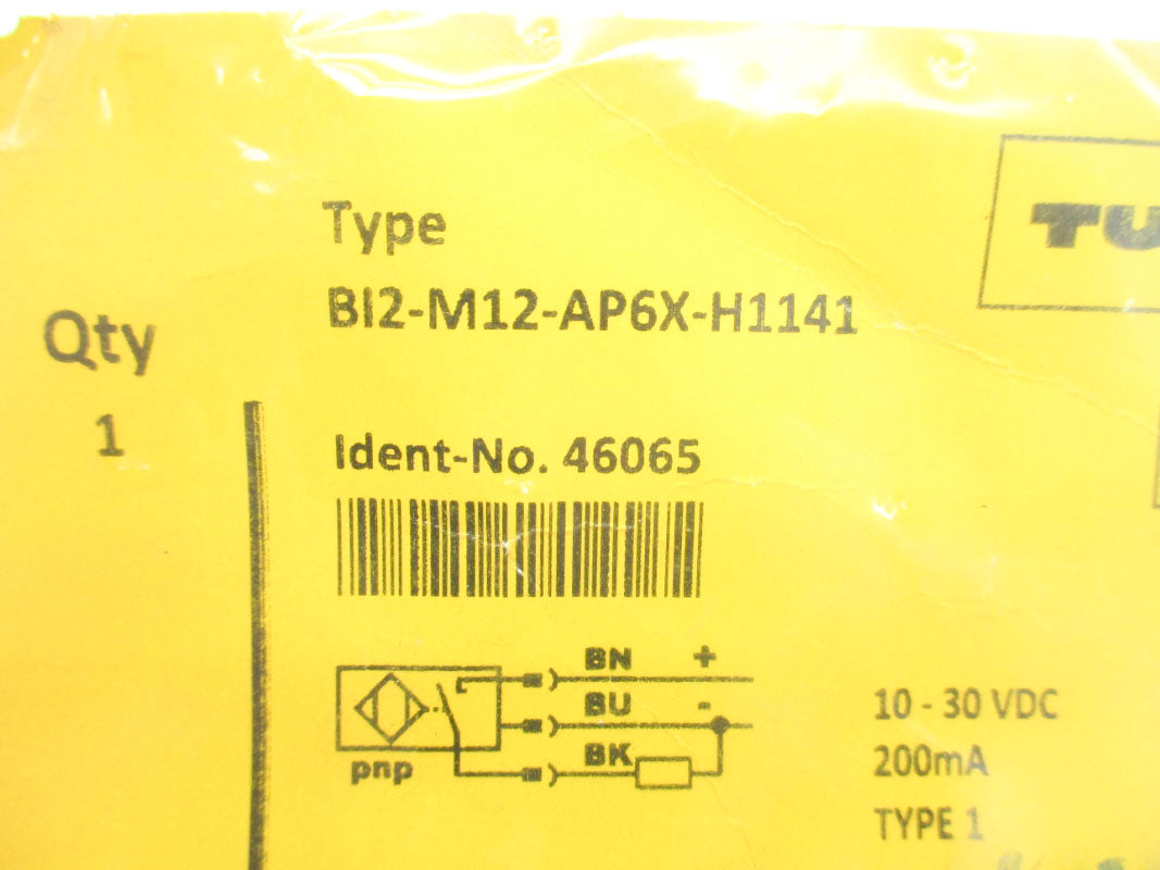 TURCK B12-M12-AP6X-H1141 46065 10-30VDC NSMP