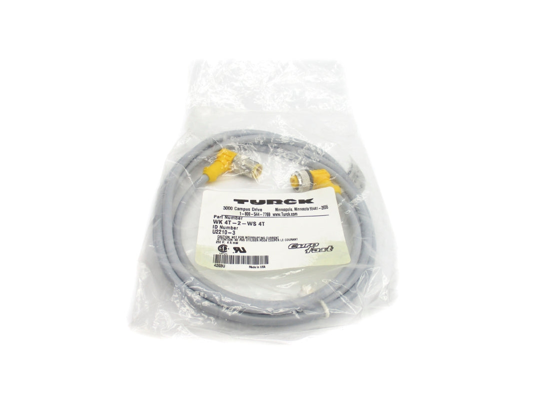 TURCK WK4T-2-WS4T U2210-3 250V 4A NSMP