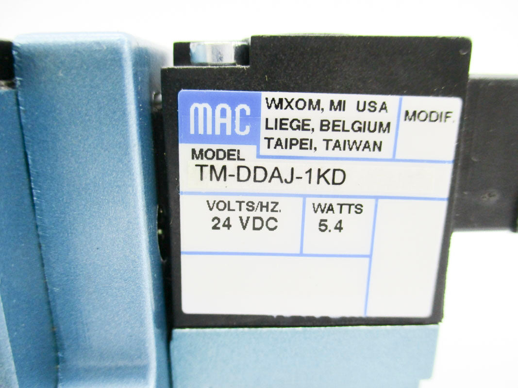 MAC 82A-FB-000-TM-DDAJ-1KD 150PSI 24VDC UNMP