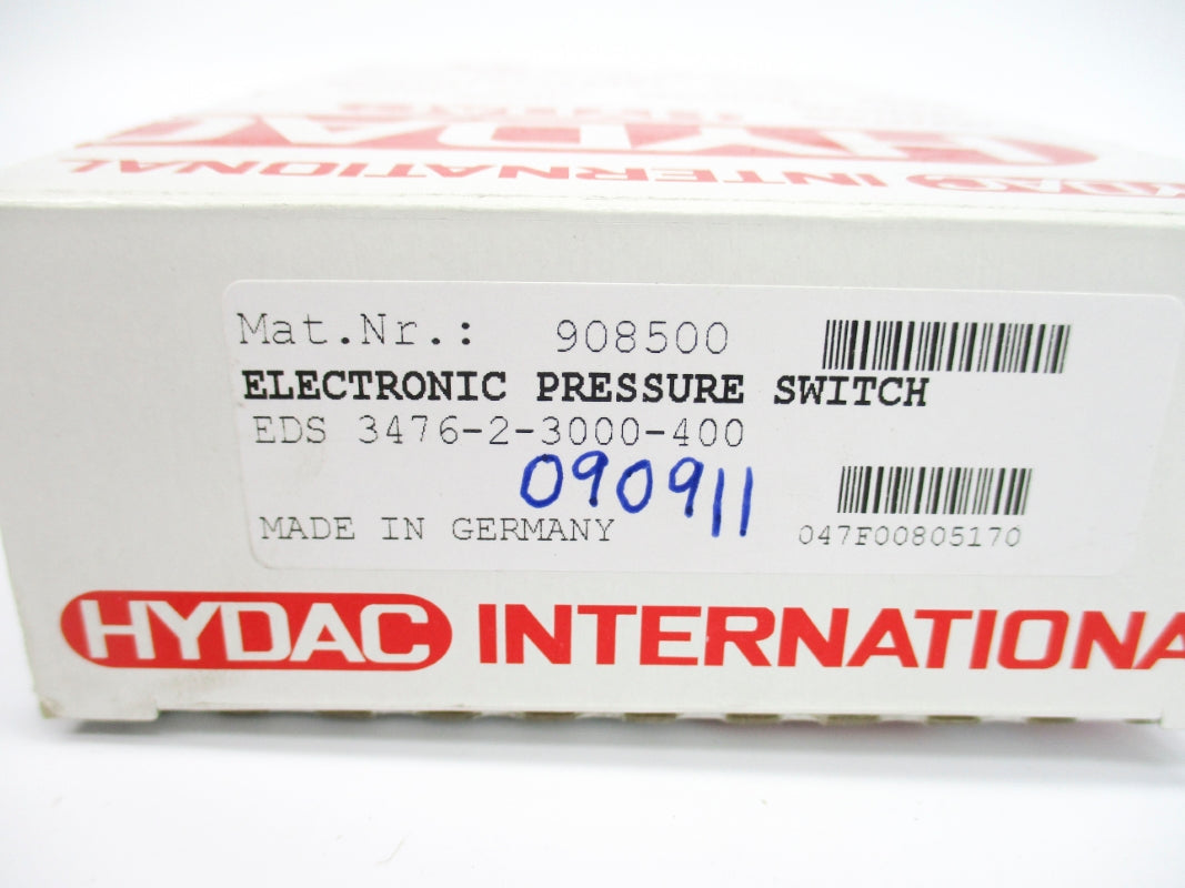 HYDAC EDS3476-2-3000-400 908500 3000PSI 2.455A 9-35V NSMP