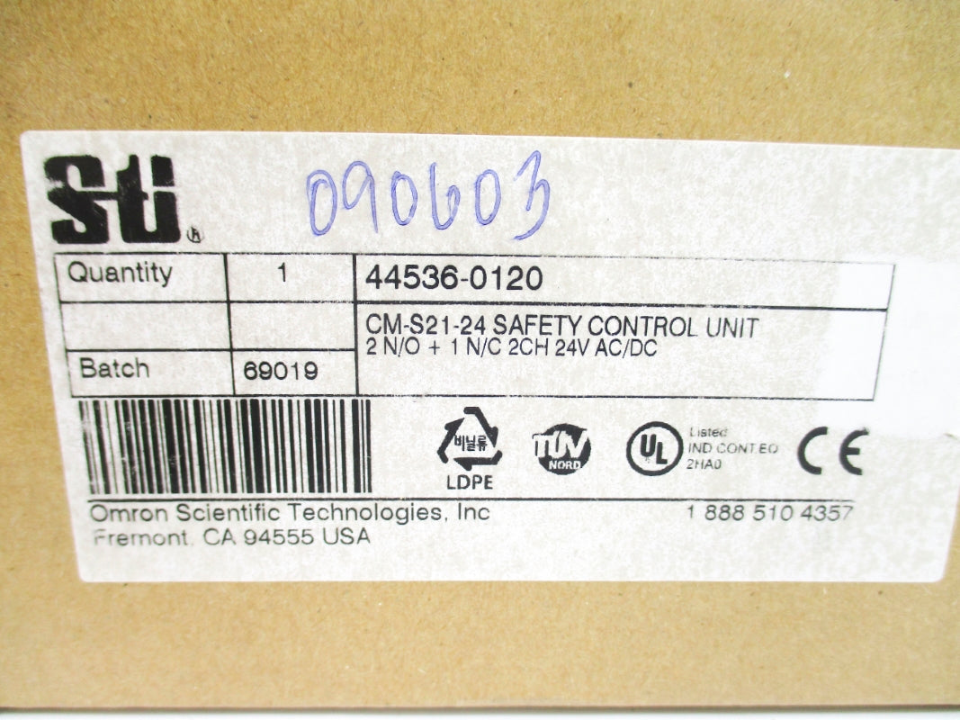 STI CM-S21-24 44536-0120 24VAC/DC NSMP