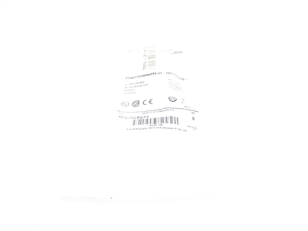 ALLEN BRADLEY 42KL-P2LBQ-F4 SER. B 11-30VDC NSMP