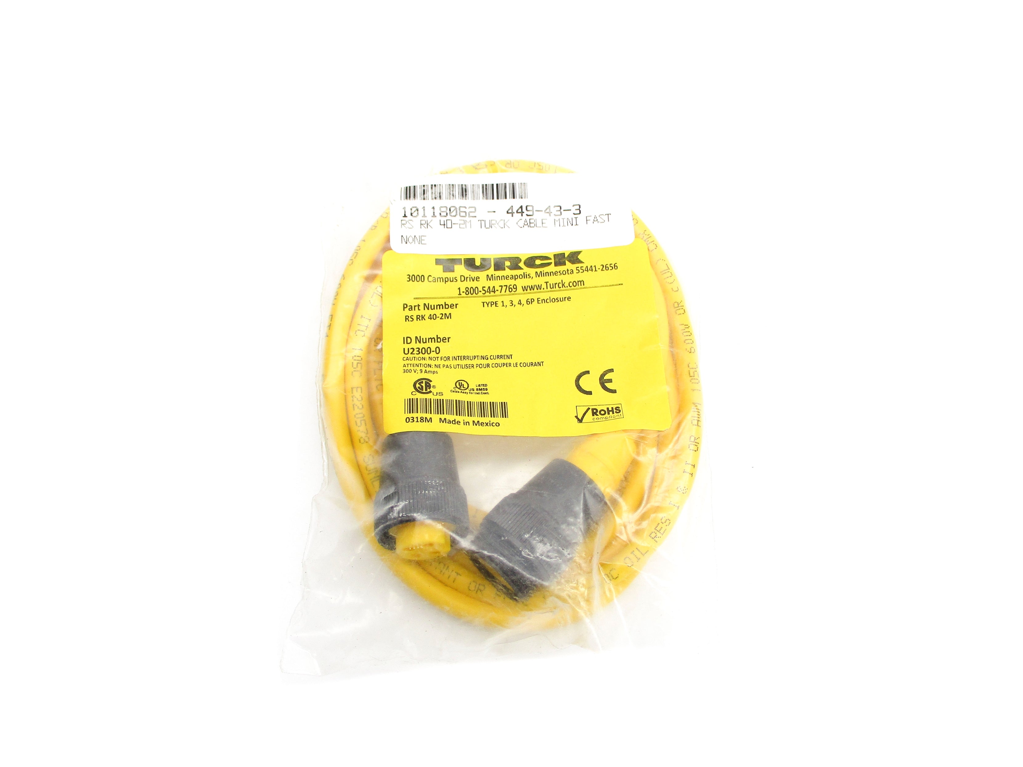 TURCK RSRK40-2M NSMP