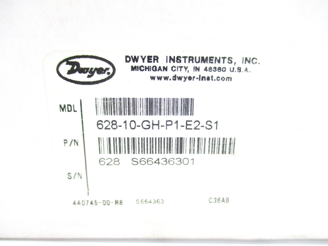 DWYER 628-10-GH-P1-E2-S1 628-S66436301 0-100PSIG NSMP