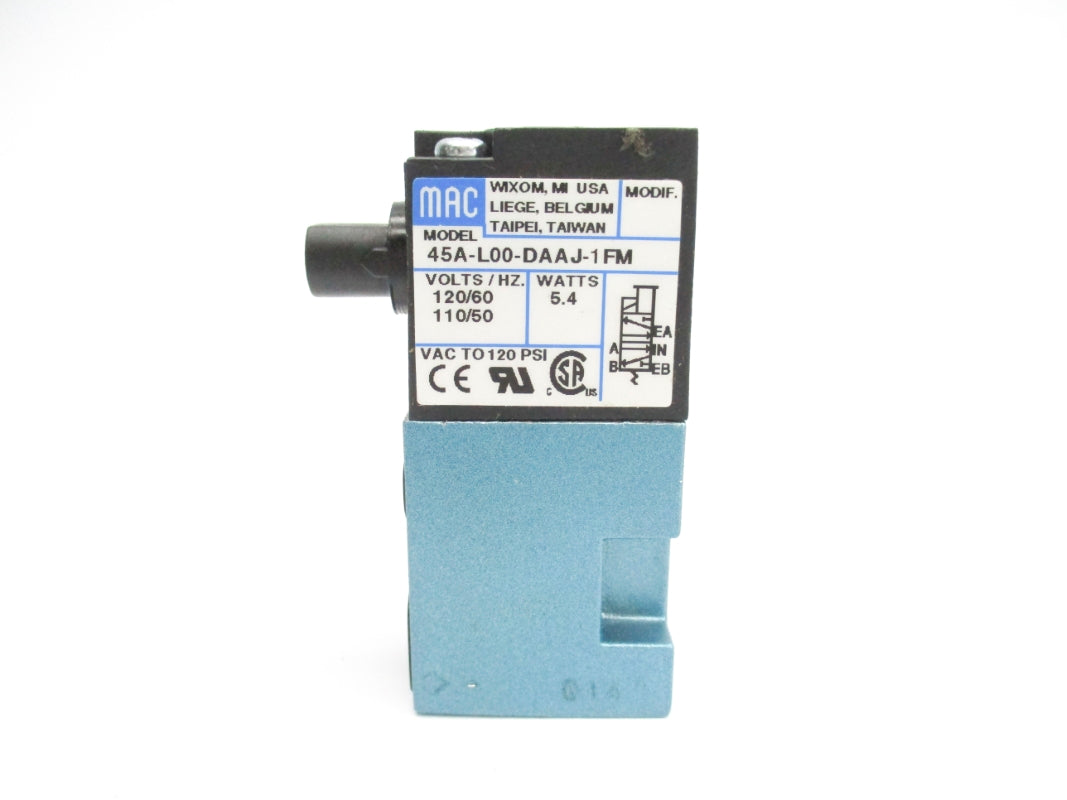 MAC 45A-L00-DAAJ-1FM 120PSI 110/120V NSMP