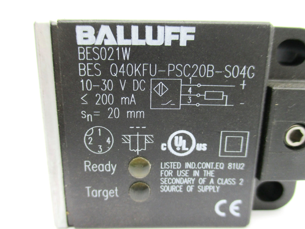 BALLUFF BES021W BESQ40KFU-PSC20B-S04G 10-30VDC NSNP
