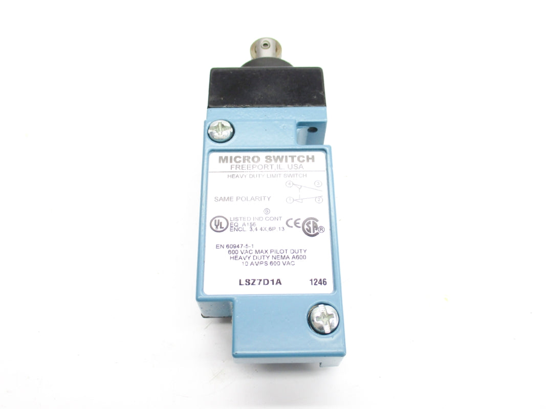 MICRO SWITCH LSZ7D1A 10A 600VAC UNMP