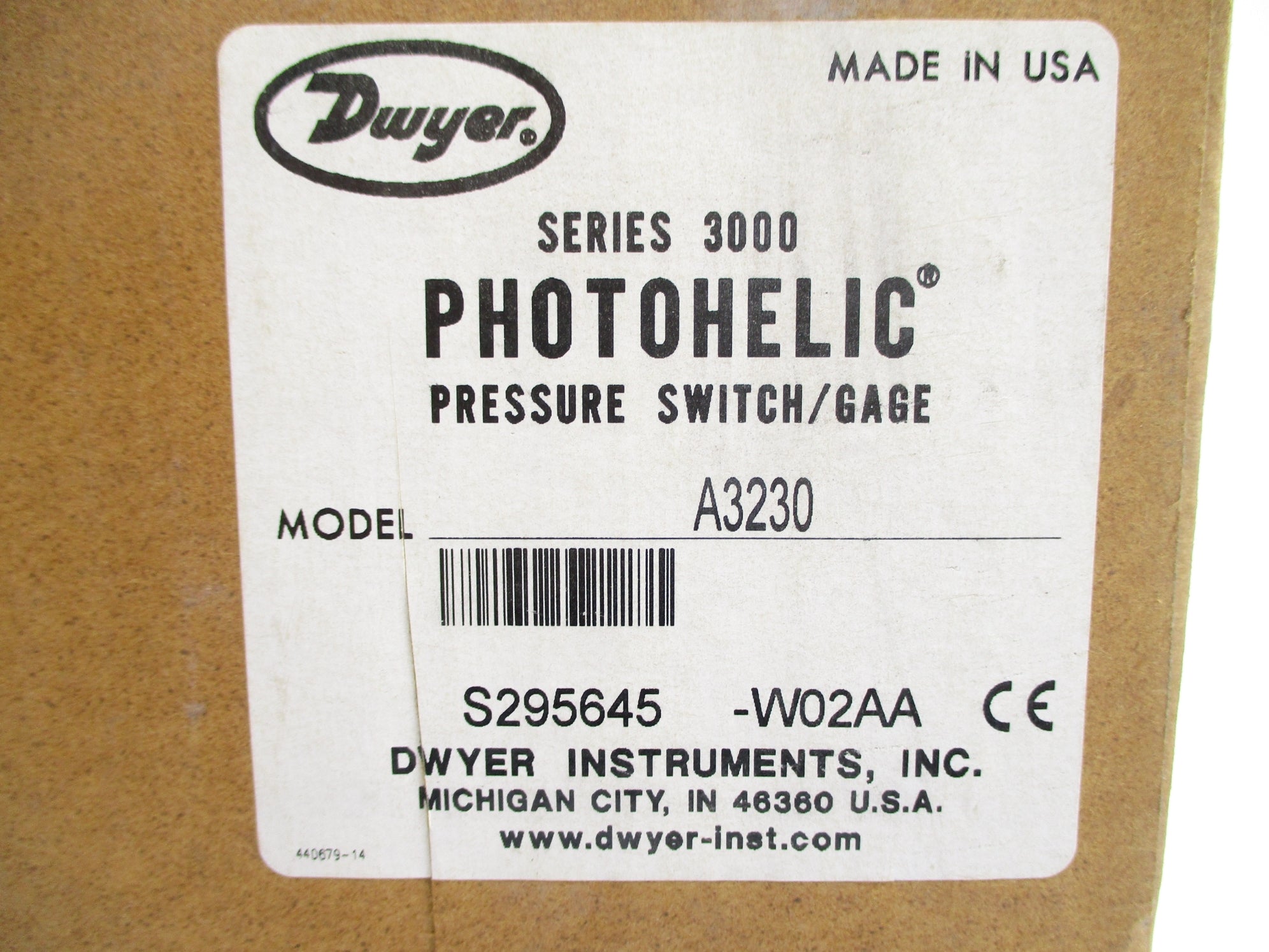 DWYER A3230 80PSI NSMP