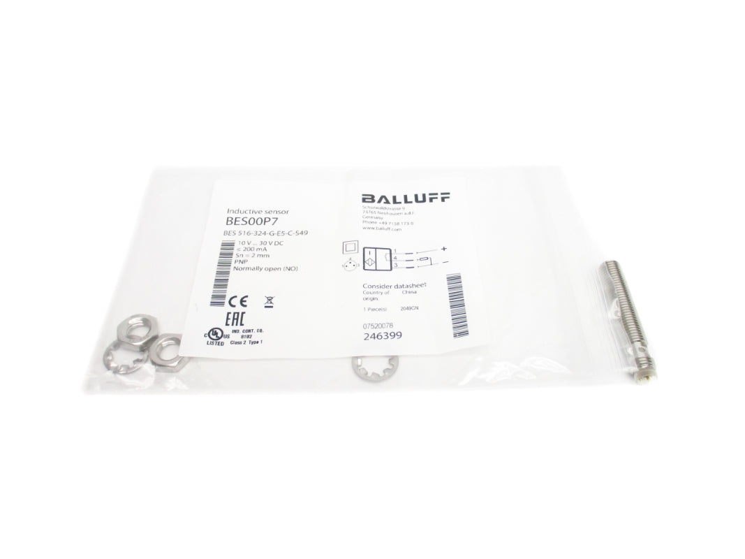 BALLUFF BES516-324-G-E5-C-S49 BES00P7 10-30VDC NSMP