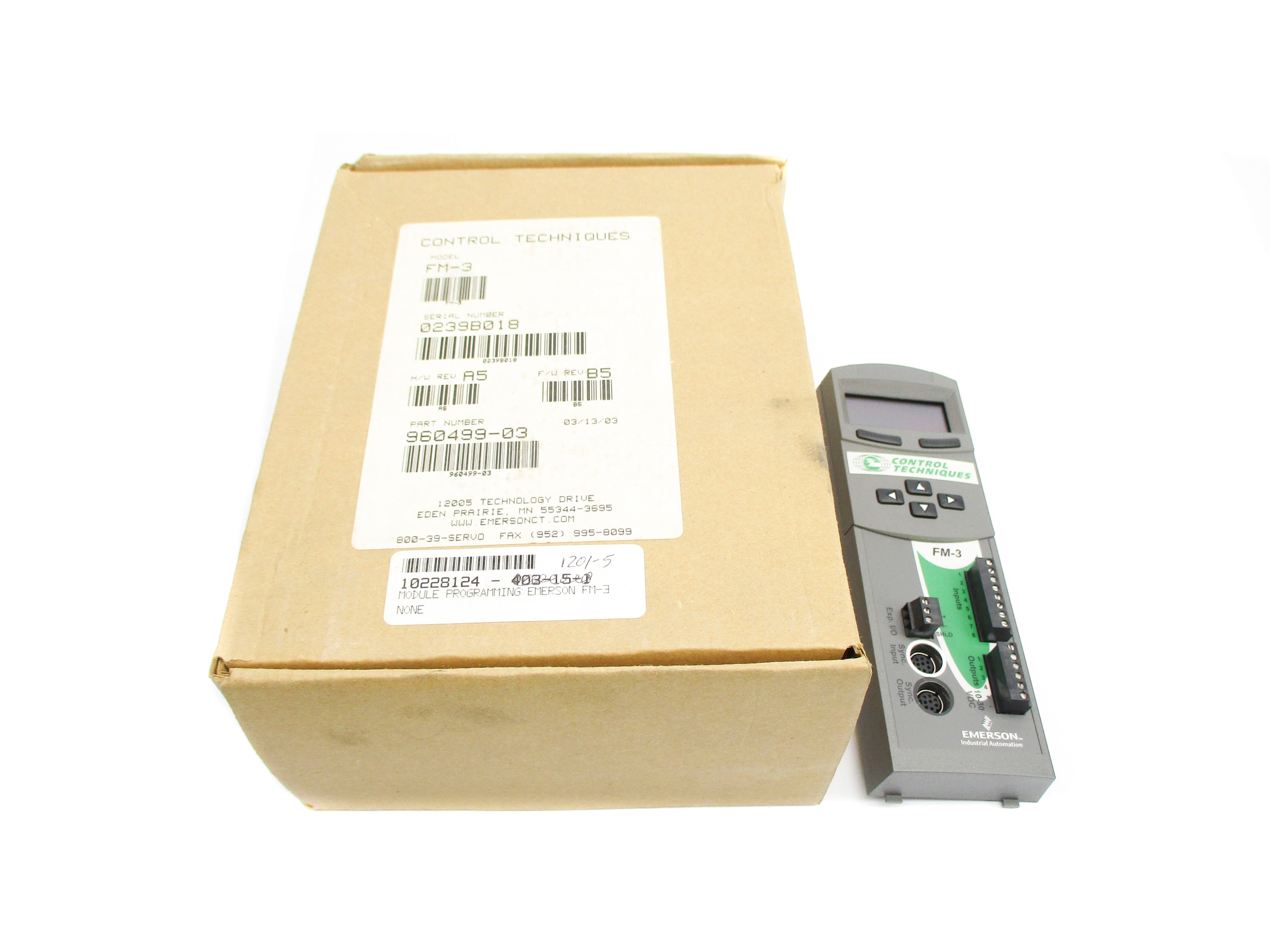 CONTROL TECHNIQUES 960499-03 FM-3 NSMP