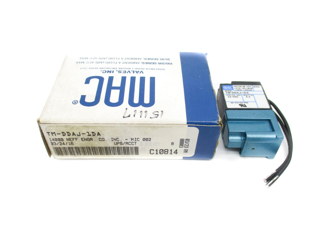 MAC TM-DDAJ-1DA 25-150PSI 24VDC NSMP