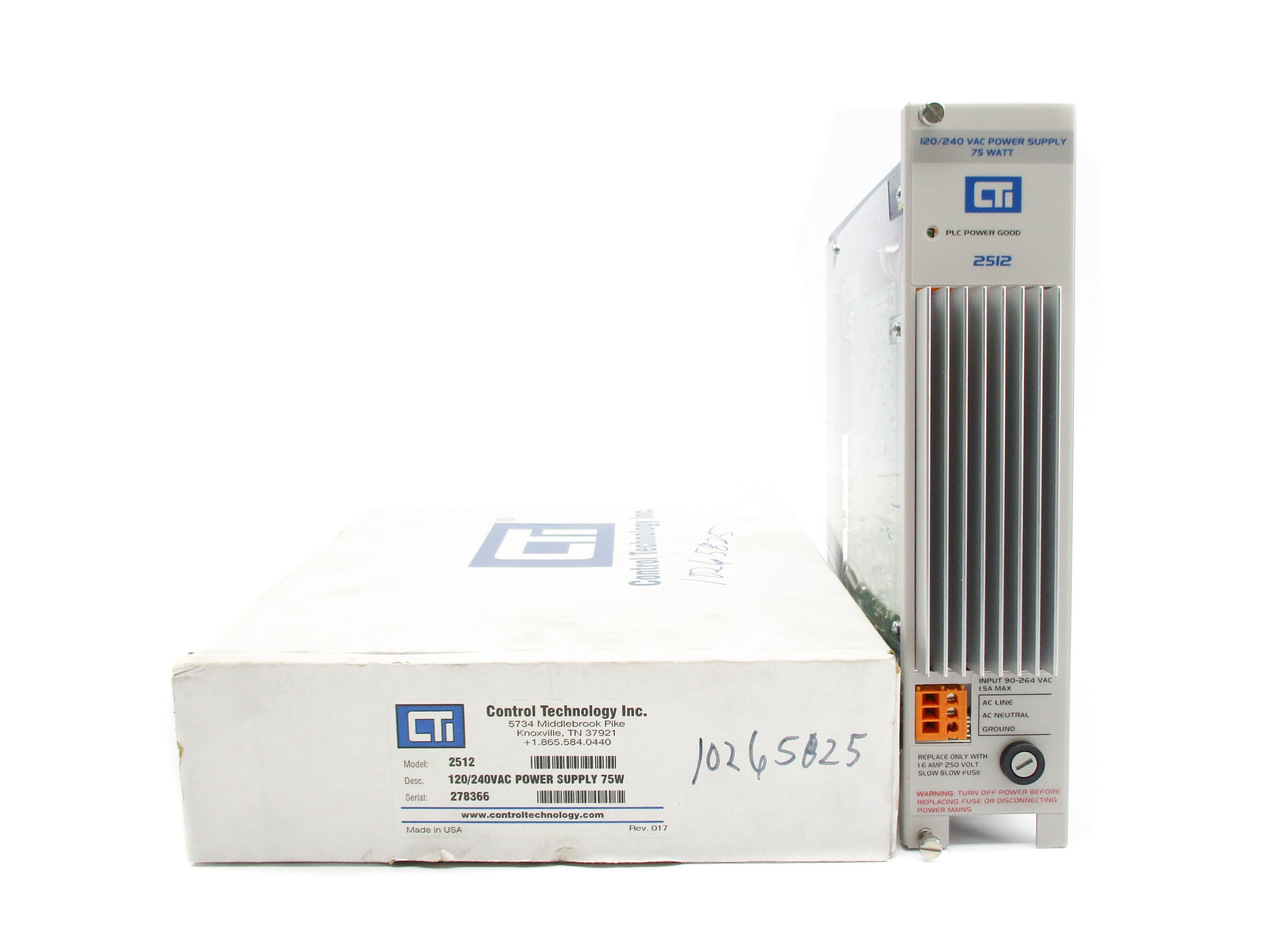 CONTROL TECHNOLOGY 2512 NSMP