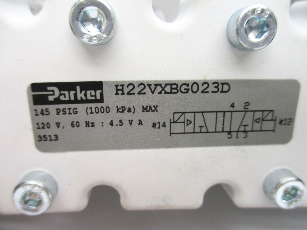 PARKER H22VXBG023D 120V 145PSI UNMP
