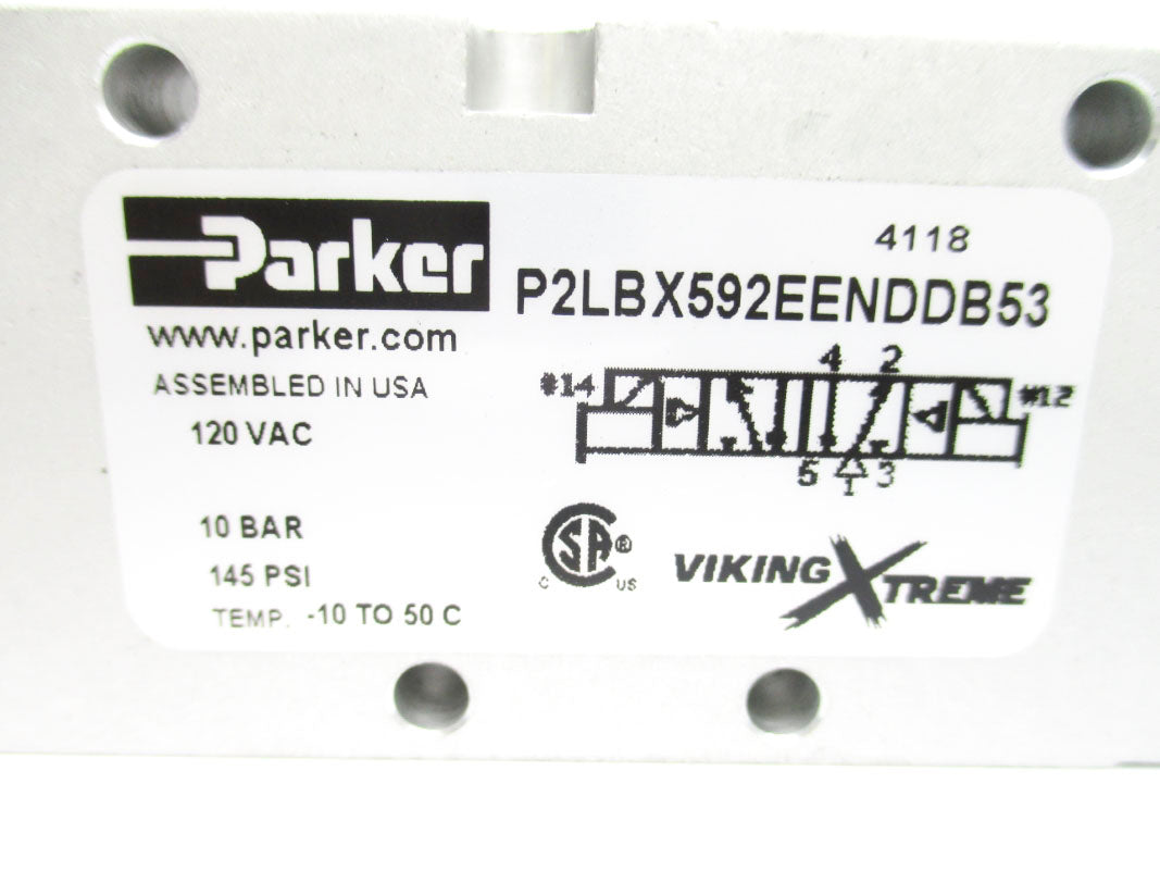 PARKER P2LBX592EENDDB53 120VAC 145PSI NSNP