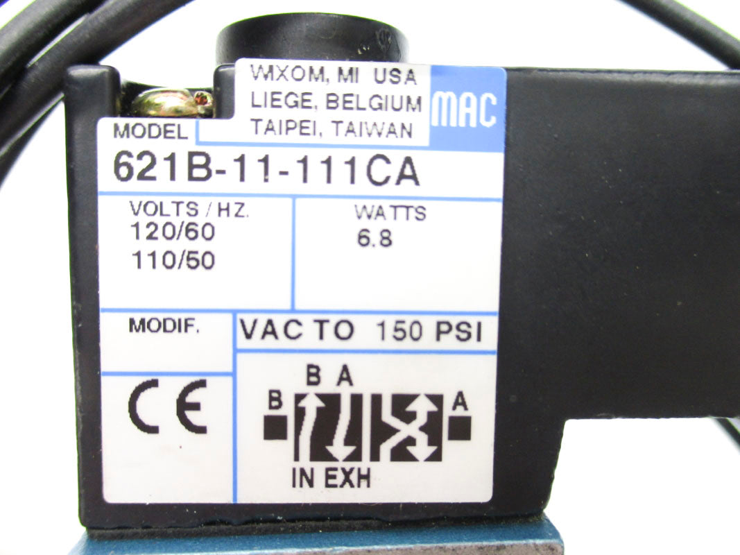 MAC 621B-11-111CA 150PSI 110/120V NSNP