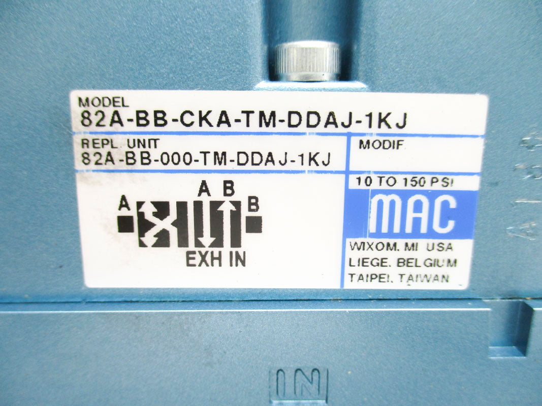 MAC 82A-BB-CKA-TM-DDAJ-1KJ 10-150PSI 24VDC NSNP