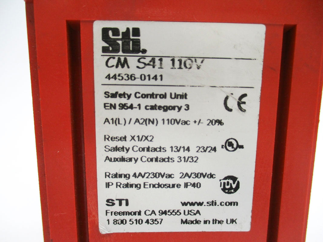 STI CMS41 44536-0141 110VAC 4A NSNP