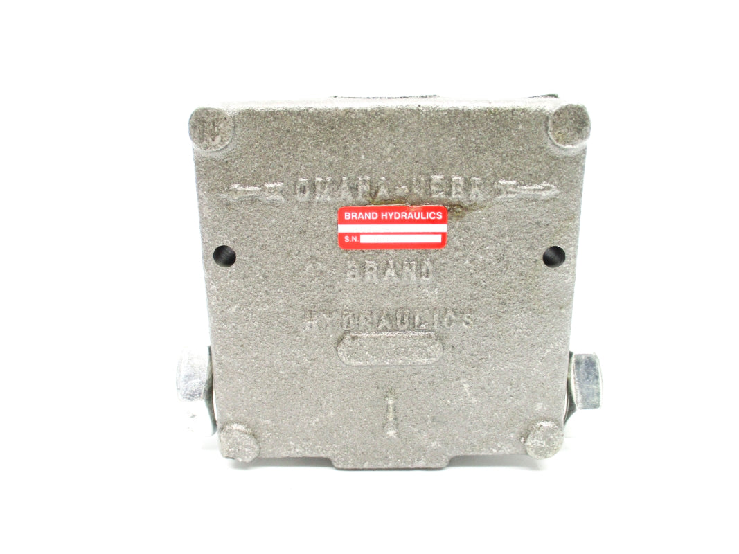 BRAND HYDRAULICS B100AB-3/8 UNMP
