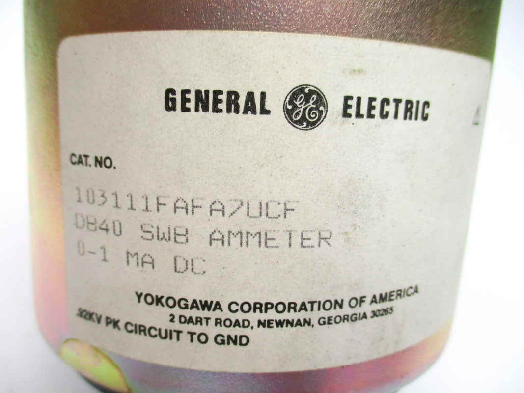 GENERAL ELECTRIC 103111FAFA7UCF 0-1MADC 0-1800 NSNP