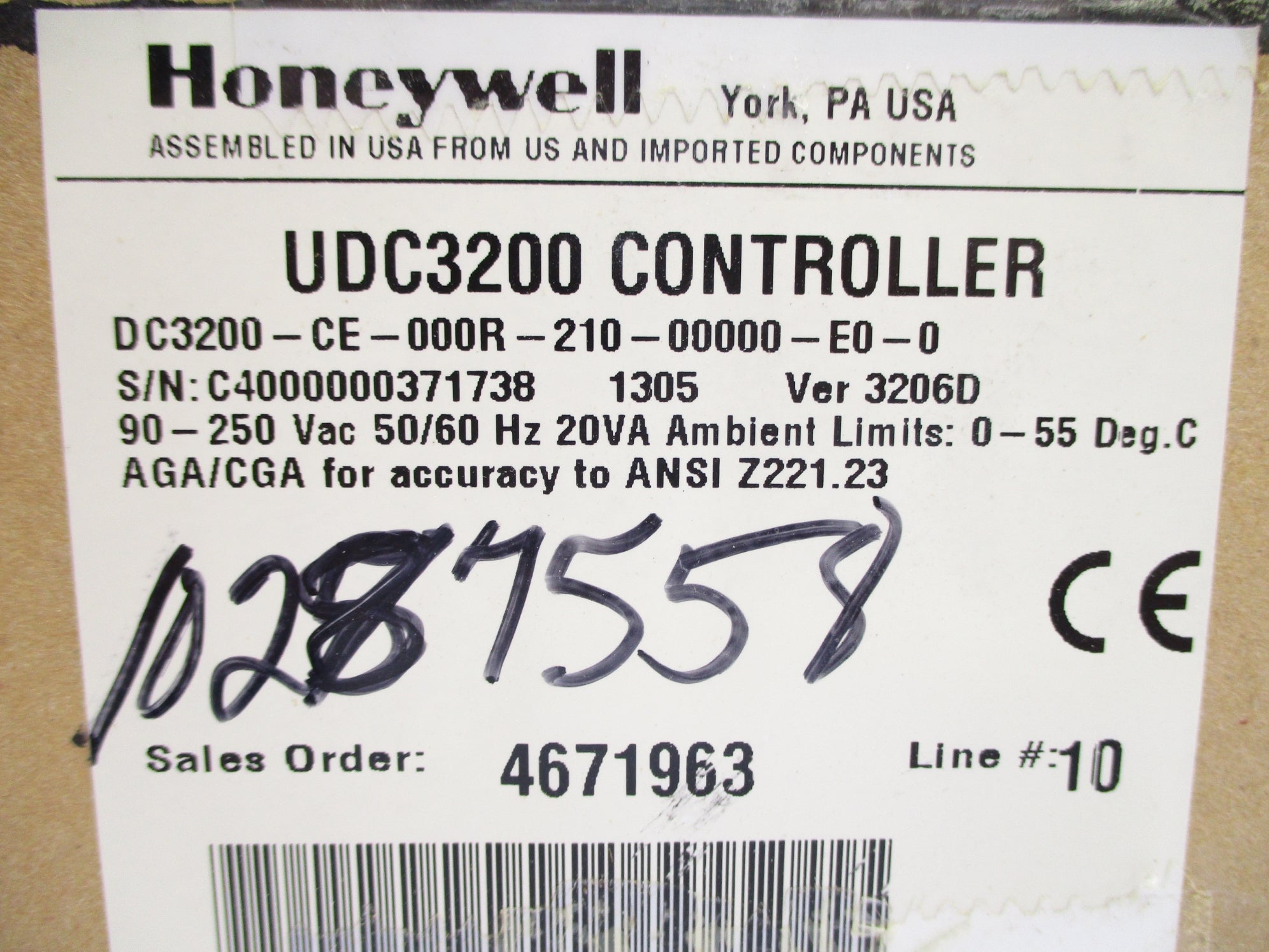 HONEYWELL DC3200-CE-000R-210-00000-E0-0 NSMP