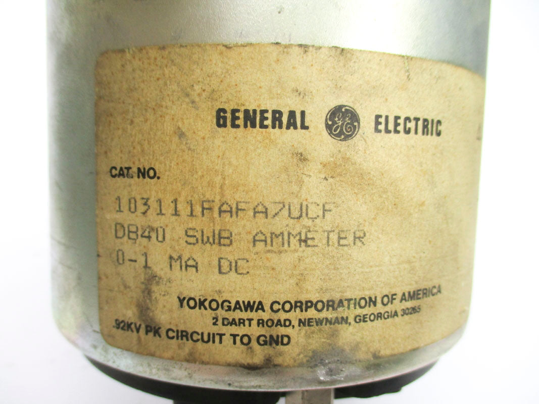 GENERAL ELECTRIC 103111FAFA7UCF 0-1MADC 0-100 UNMP
