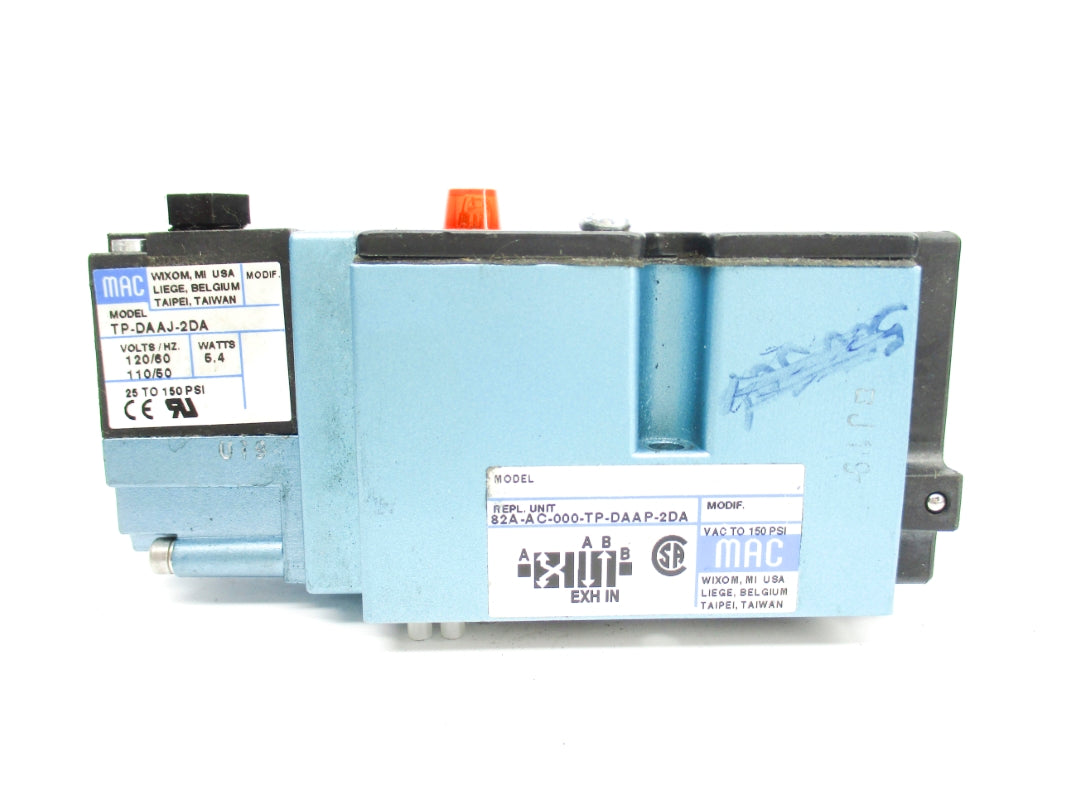 MAC 82A-AC-000-TP-DAAP-2DA 150PSI 110/120V UNMP