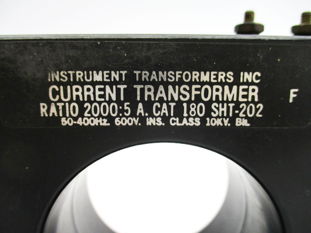 INSTRUMENT TRANSFORMERS 180SHT-202 10KV 600V UNMP