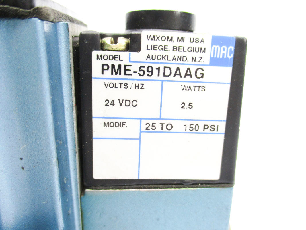 MAC 6326D-000-PM-591DA 150PSI 24VDC UNMP