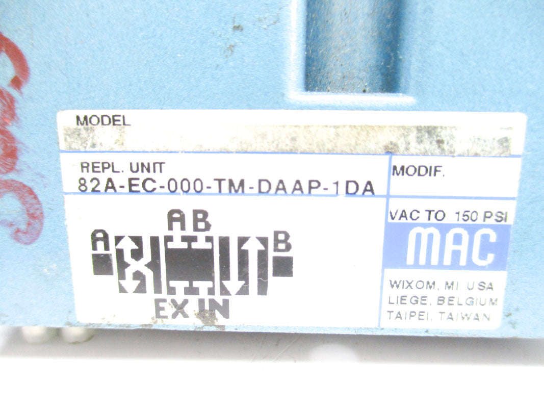 MAC 82A-EC-000-TM-DAAP-1DA 110/120V 150PSI UNMP