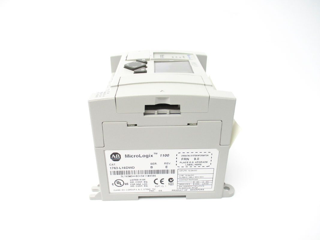 ALLEN BRADLEY 1763-L16DWD SER. B F/W 9.0 12-24VDC NSNP