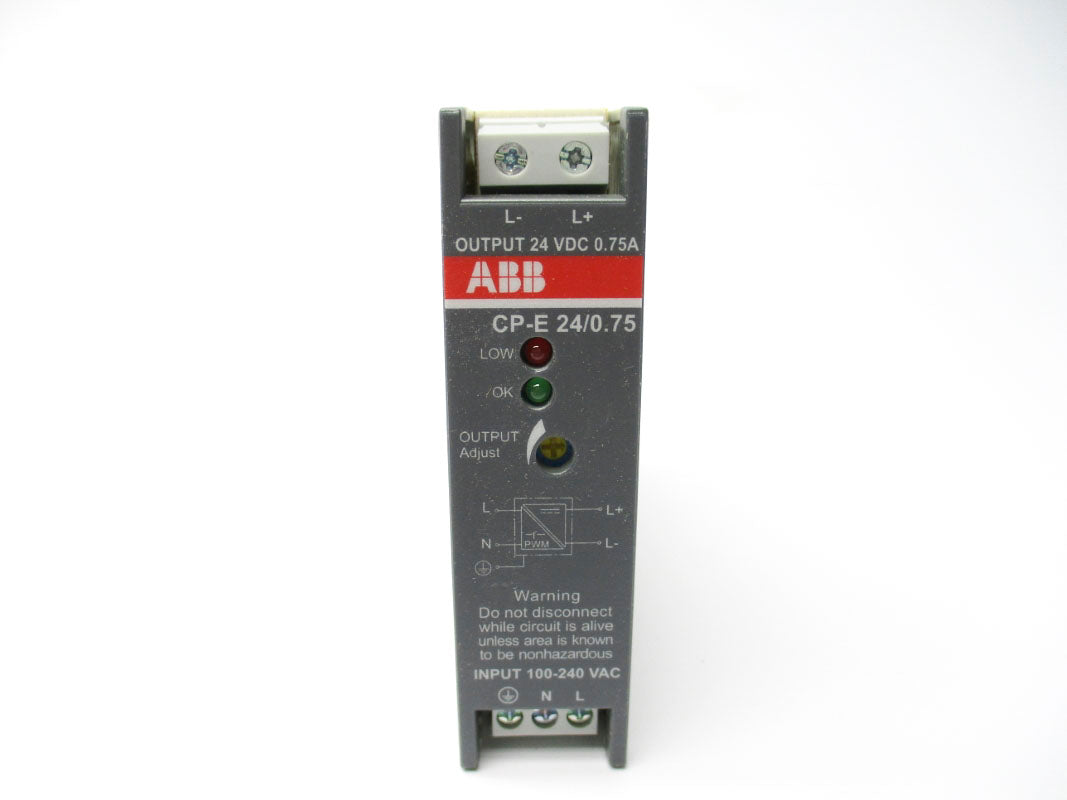 ABB 1SVR427030R0000 CP-E24/0.75 100-240VAC 0.75A NSMP