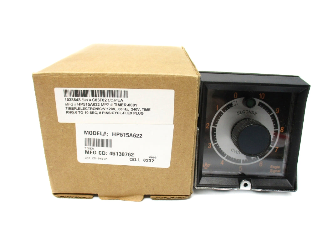 EAGLE SIGNAL HP515A622 120/240VAC 0-10S 10/5A NSMP