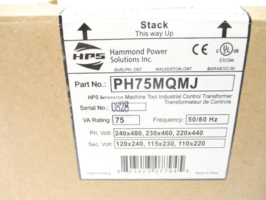 HPS PH75MQMJ 480V NSMP
