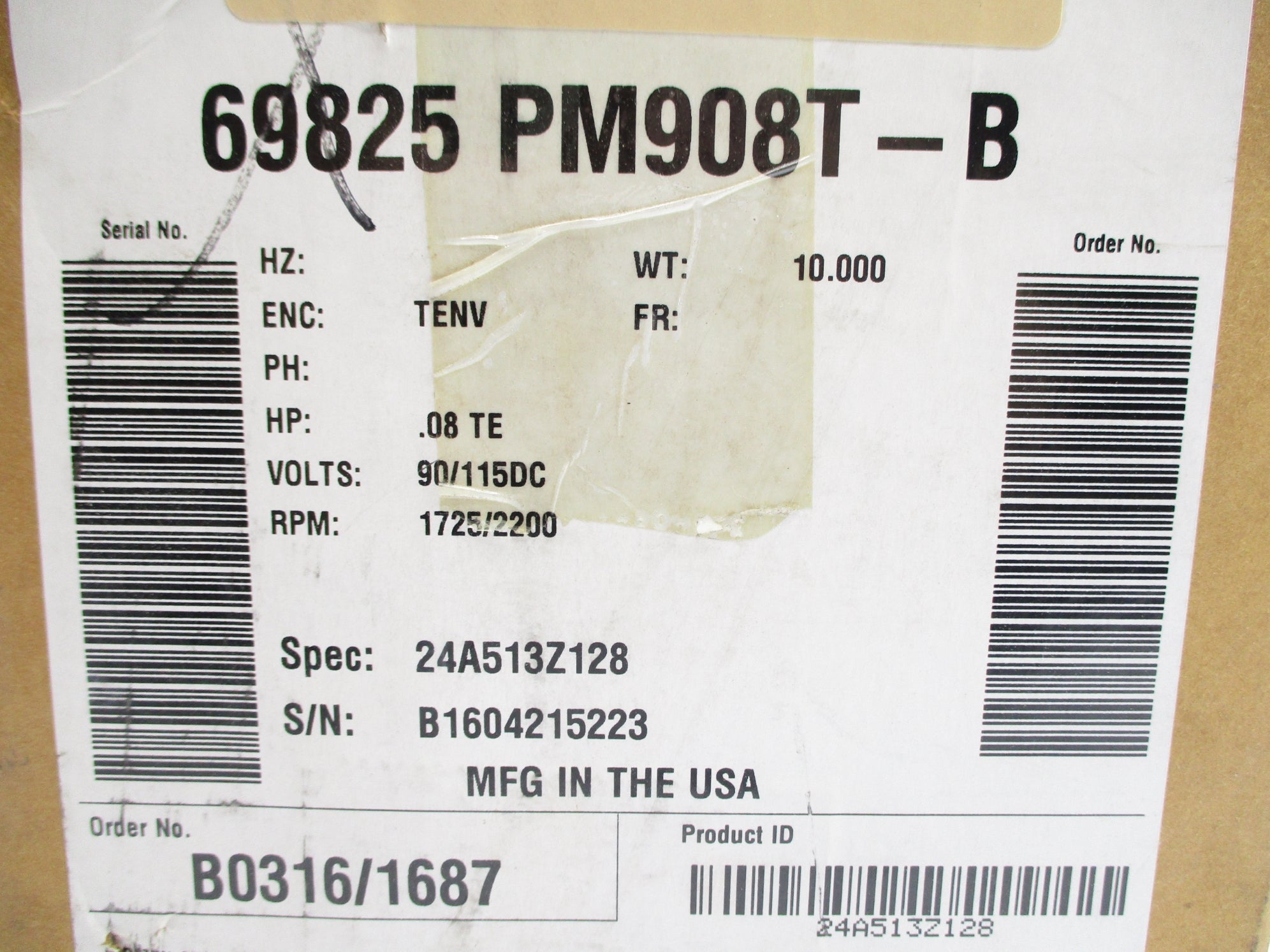 BOSTON GEAR PM908T-B NSMP