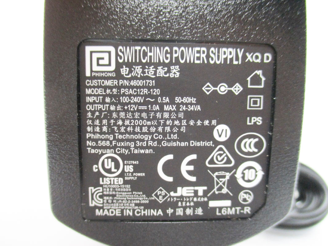 PHIHONG PSAC12R-120 46001731 100-240V 0.5A NSNP